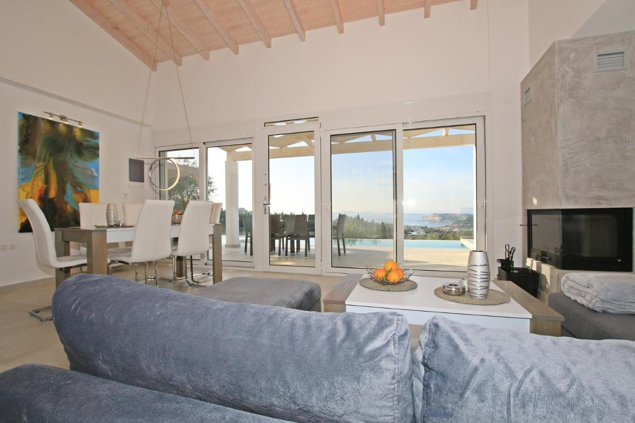 Sunset Sea View Villa 10 Afión Dış mekan fotoğraf