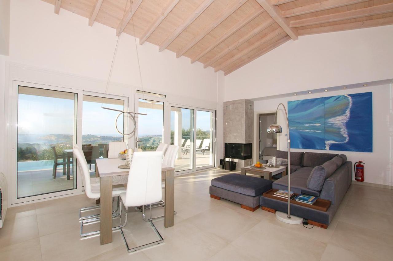 Sunset Sea View Villa 10 Afión Dış mekan fotoğraf
