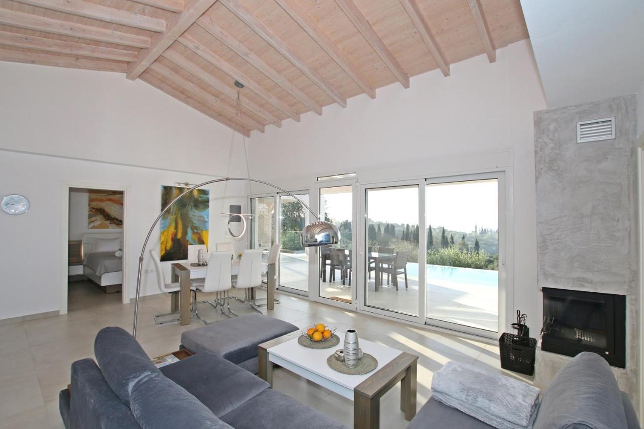 Sunset Sea View Villa 10 Afión Dış mekan fotoğraf
