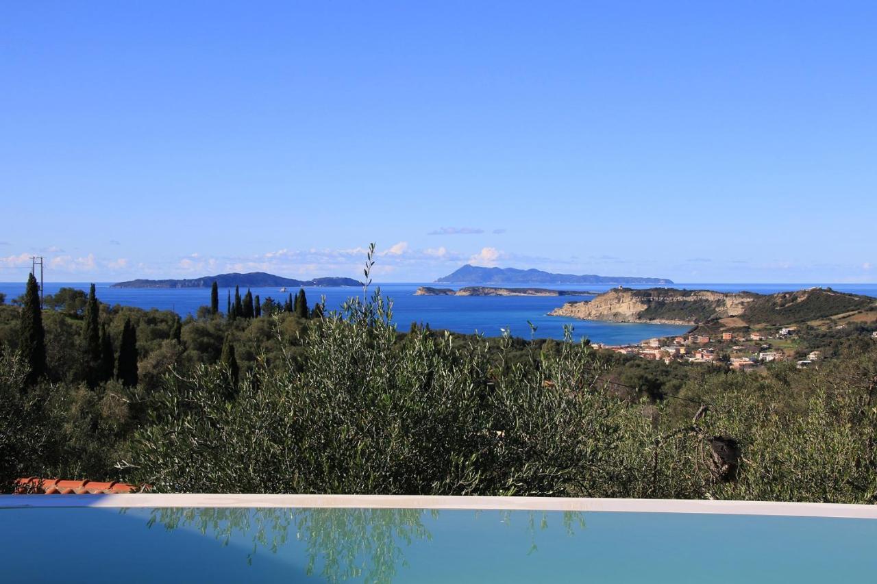 Sunset Sea View Villa 10 Afión Dış mekan fotoğraf